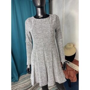 Dolan Left Coast Collection Dress Fit and Flare Long Sleeve Striped S